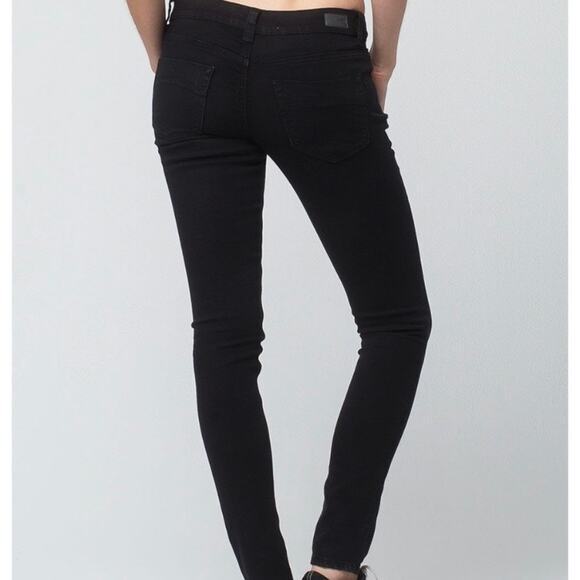 RSQ Ibiza‎ Womens Skinny Jeans Black Distressed - Picture 3 of 7